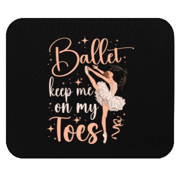Discover Ballet Dancer Dance Girl Ballerina Mouse Pads