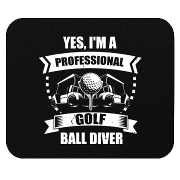 Discover Novelty Professional Golfing Balls Diver Expert Mouse Pads