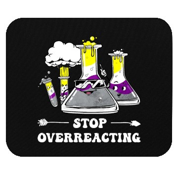 Discover Non Binary Pride Flag Chemistry Teacher Mouse Pads