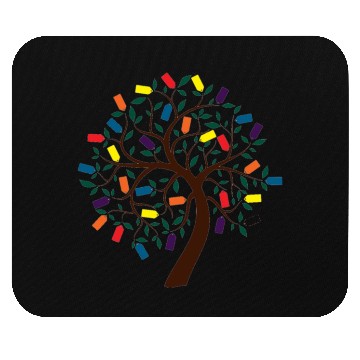 Discover Autumn family tree Mouse Pads