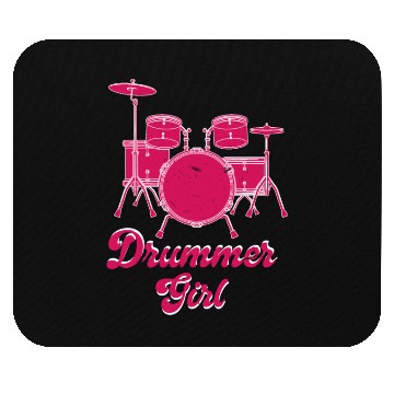 Discover Drummer Girl | Drums Drummer Gift Mouse Pads