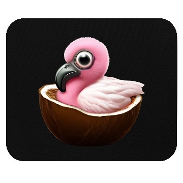 Discover Coconut Flamingo Mouse Pads