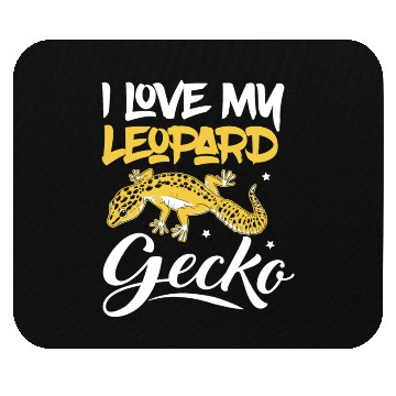 Discover I Love My Leopard Gecko Reptile Lizard Lover Mouse Pads