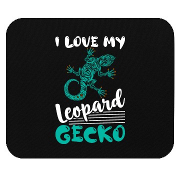 Discover I Love My Leopard Gecko Lizard Lover Reptile Mouse Pads