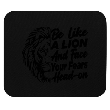 Discover Be like a lion - Motivational gift idea Mouse Pads