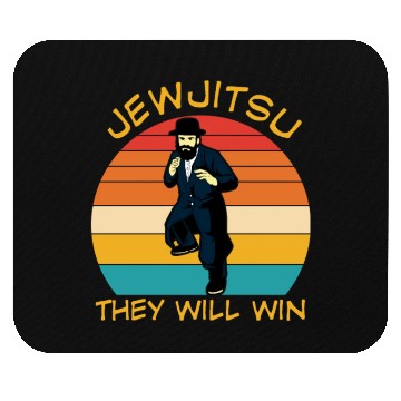 Discover Jewjitsu They Will Win Mouse Pads