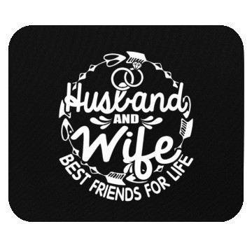 Discover Husband Wife Best Friends For Life Mouse Pads