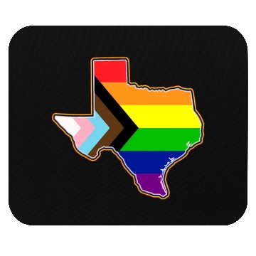 Discover Pride Equality Flag Texas Rainbow Mouse Pads