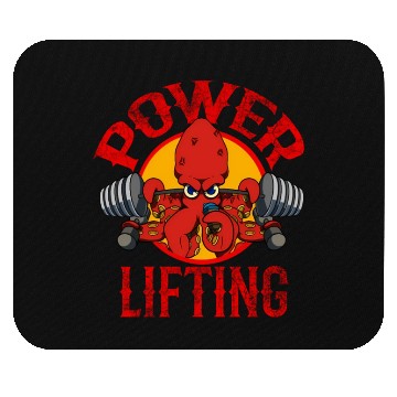 Discover Octopus Weightlifting Epic Workout Gym Powerlifter Mouse Pads