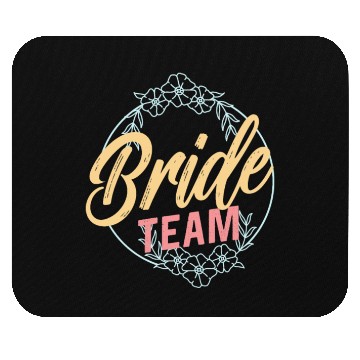 Discover Bride Team Cute Wedding Bachelorette Party Mouse Pads