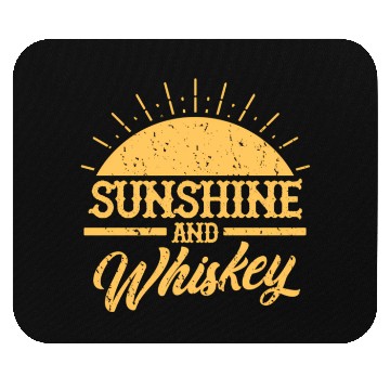 Discover Sunshine And Whiskey Whisky Drinkers Mouse Pads