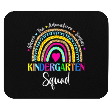 Discover Kindergarten Squad Funny Back To School Child Teac Mouse Pads