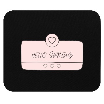 Discover Hello spring Mouse Pads