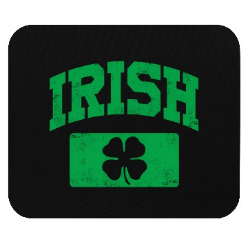 Discover Distressed Irish Shammrock Clover St Patricks Day Mouse Pads