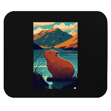 Discover Capybara Nature Capibara Mouse Pads