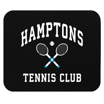 Discover Hamptons Tennis Club Preppy New York Montauk Varsi Mouse Pads