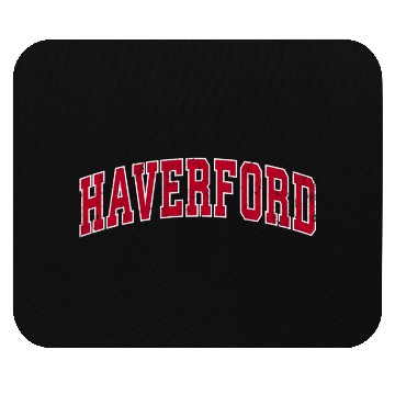 Discover Haverford Pennsylvania Pa Sports Red Mouse Pads