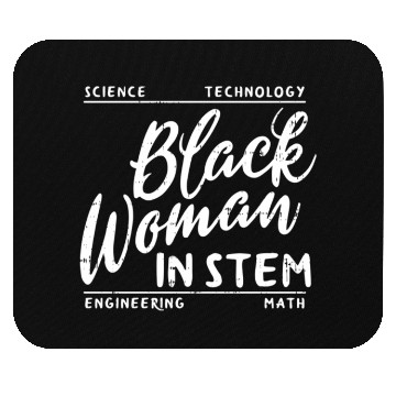 Discover Black In Stem Science Math African Melanin Mouse Pads