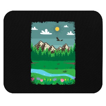 Discover Peaceful Nature Scenery Mouse Pads