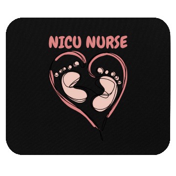 Discover Pastel Nicu Nurse Mouse Pads