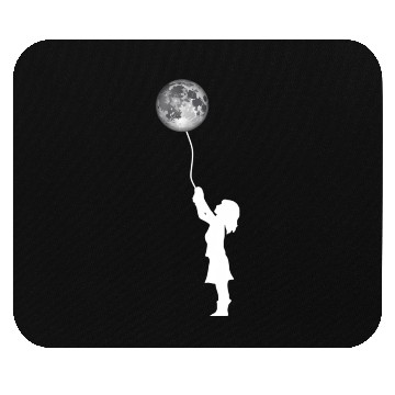 Discover Science Too Moon Space Balloon Mouse Pads