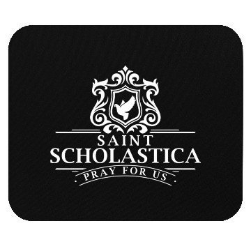Discover St Scholastica Benedict Catholic Saints Benedictin Mouse Pads