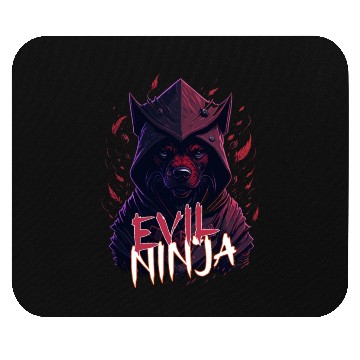Discover Powerful Boston Terrier Dog Ninja Mouse Pads