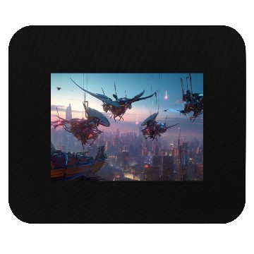 Discover The Future is in Flight Mouse Pads