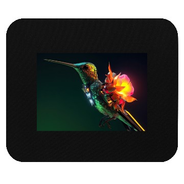 Discover Techno Hummingbird Mouse Pads