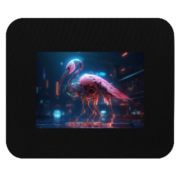 Discover Neon Flamingo Mouse Pads