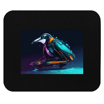 Discover Cyber Penguin Mouse Pads