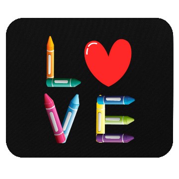 Discover Pre-K Teacher Preschool Day Love Teachers Crayon Mouse Pads