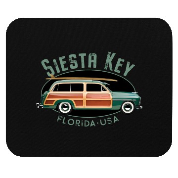Discover Siesta Key Florida Surfing Mouse Pads