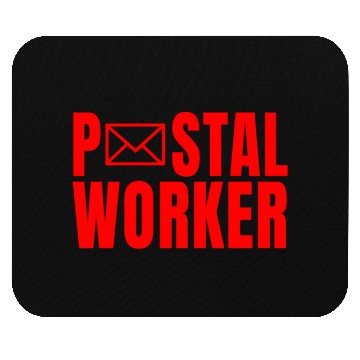Discover Postal Worker Mouse Pads