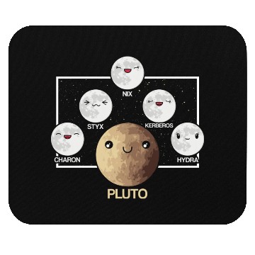 Discover Pluto Moons Planet Space Lover Solar System Mouse Pads