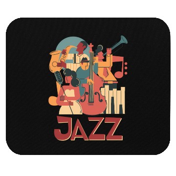 Discover Jazz Musicians Orchestra Playing On Stage Smooth J Mouse Pads