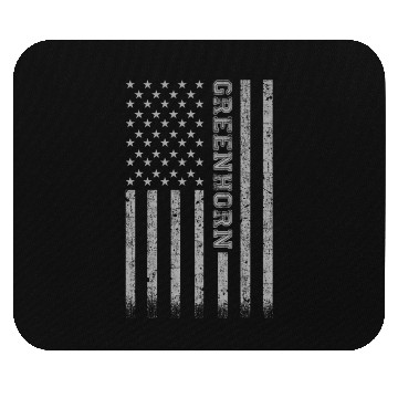 Discover Greenhorn American Flag Mouse Pads