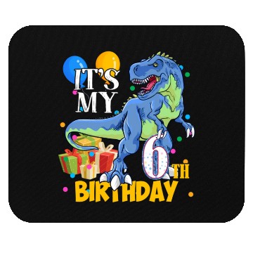 Discover 6Th 6 Dinosaur Saurus T Rex Mouse Pads