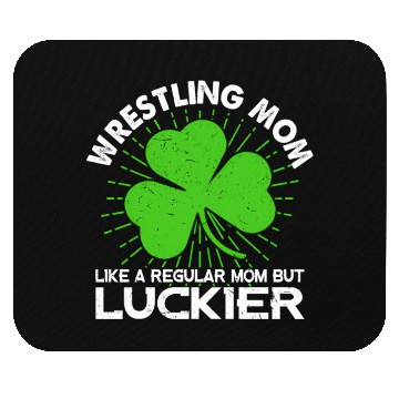 Discover Wrestling Mom St Patrick'S Day Lucky Irish Mama Mouse Pads