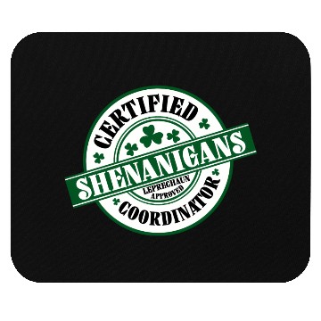 Discover Shenanigans Coordinator Shamrock St Patrick'S Day Mouse Pads