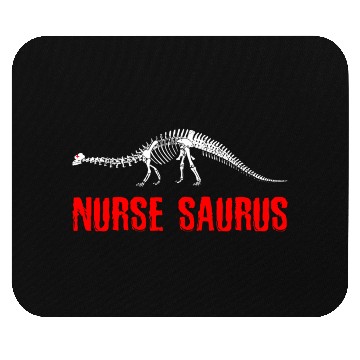 Discover Nurse Dinosaur Skeleton Dinosaur Nurse Mouse Pads