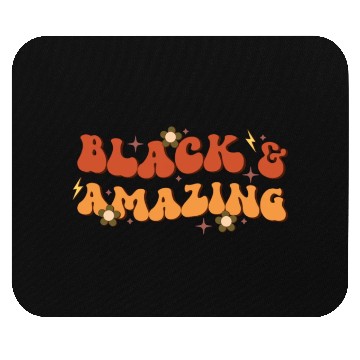 Discover Black And Amazing, Independence Day Mouse Pads
