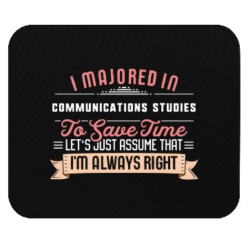 Discover Communications Studies Major Studen Graduation Mouse Pads