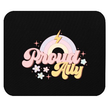 Discover Proud Ally, LGBT Pride Month Mouse Pads