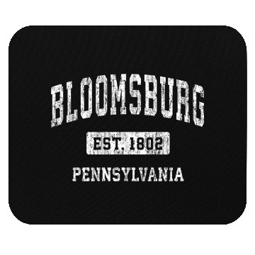 Discover Bloomsburg Pennsylvania Pa Sports Established Mouse Pads
