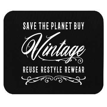 Discover Save The Planet Buy Vintage Mouse Pads