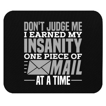 Discover Postal Worker For A Mail Mouse Pads