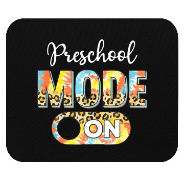 Discover Tie Dye Back To School Preschool Mode On Leopard Mouse Pads
