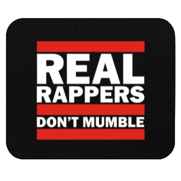Discover Real Rappers Dont Mumble Old School Hip Hop Rap Mouse Pads