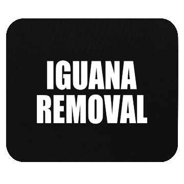 Discover Iguana Removal On Back Mouse Pads